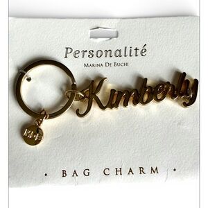 Gold Kimberly Key Charm bag charm